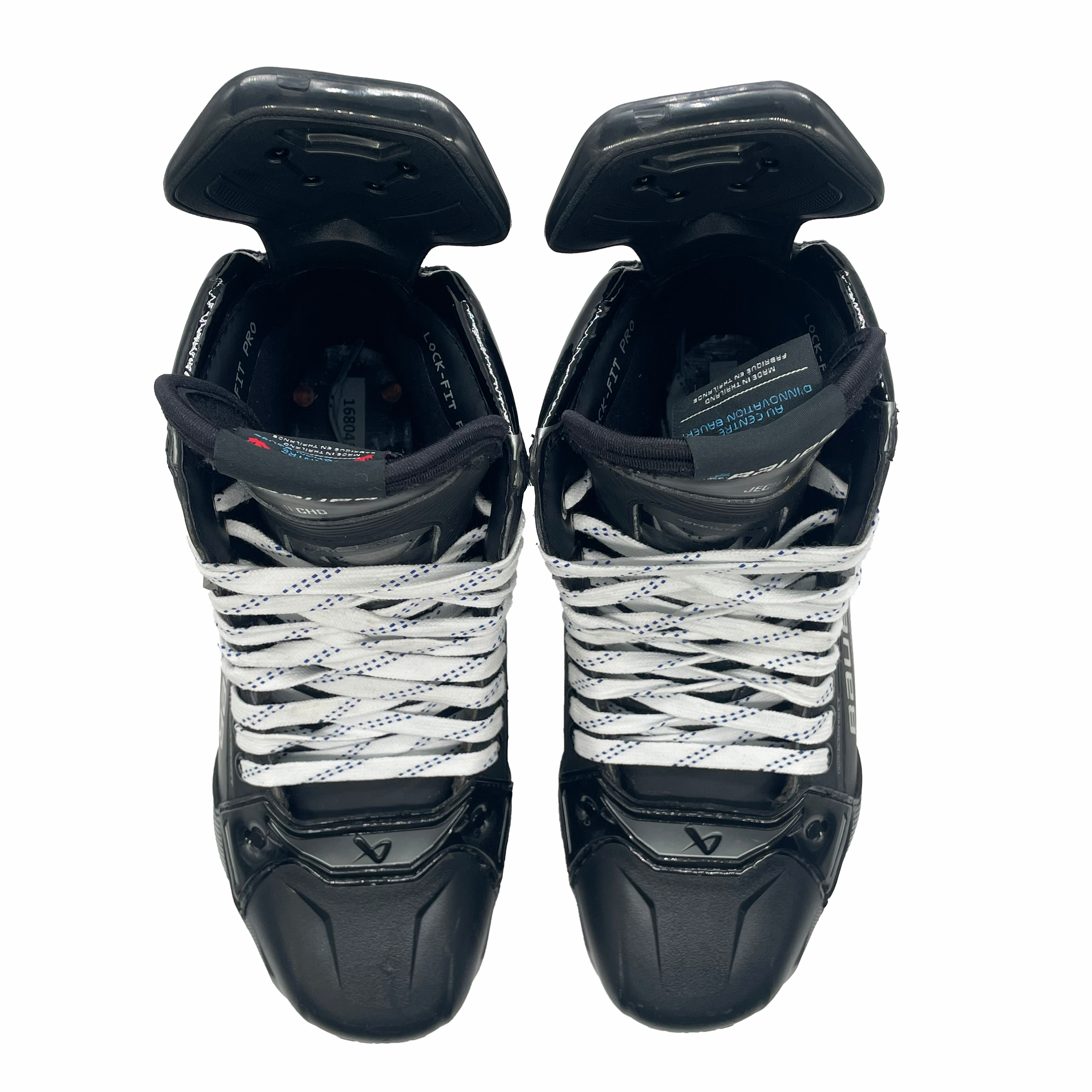 Patins de hockey Bauer Supreme Shadow Pro Stock – Taille 10E (bleu)